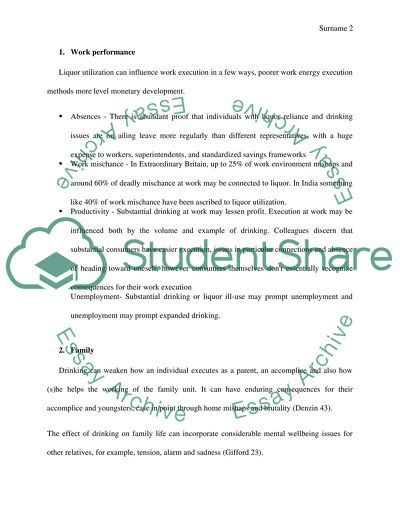 How alcohol affects society