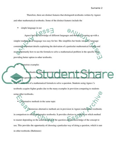 Maria Gaetana Agnesi