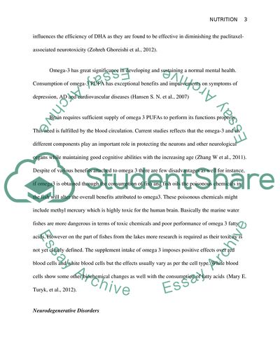Deficiency and Excess of Omega 3