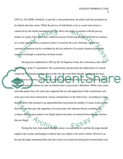 Violent Criminal Case