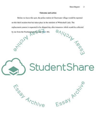 Theft at Whiteshell Lake