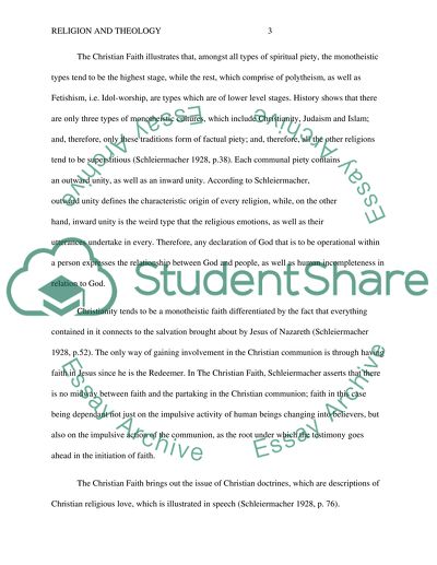 The Christian Faith by Schleiermacher