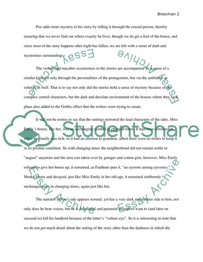 The Tell-Tale Heart and A Rose for Emily, gothic but with a twist