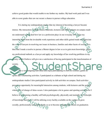 Statement of purpose