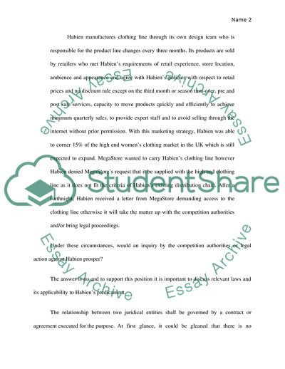 The Limitations Imposed by Law