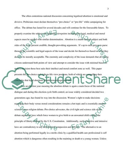 Abortion, Choice and a Right