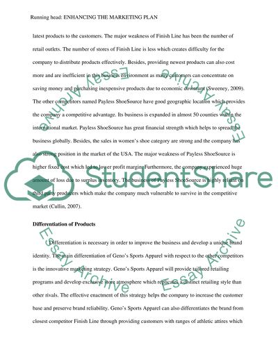 Enhancing the Marketing Plan