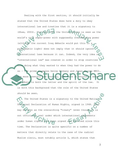 Indictments and Investigations on the War on Terrorism