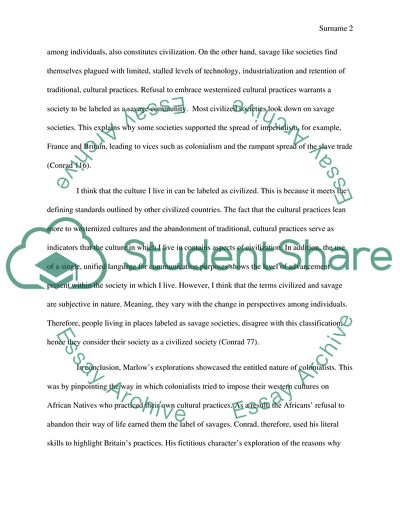 Heart of Darkness by Joseph Conrad