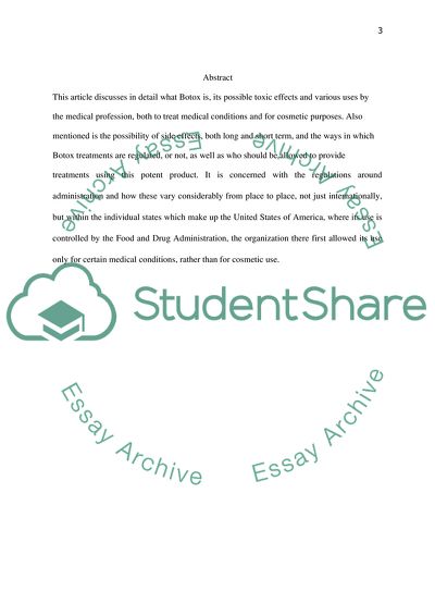 What Botox Is In Detail