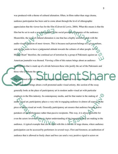 The Role of Participatory Art in the Audio-Visual Artistry