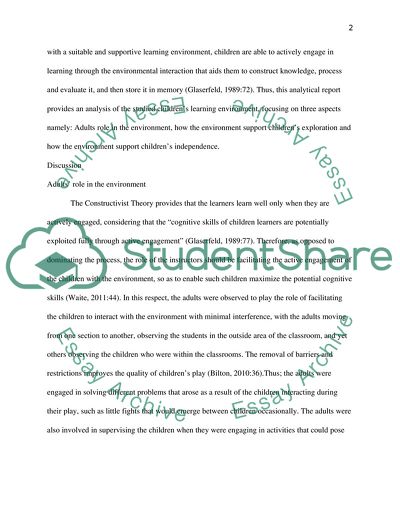 The Cognitive Theory of Learning