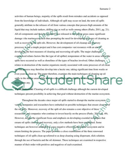 Main Techniques of Cleaning up Oil Spills
