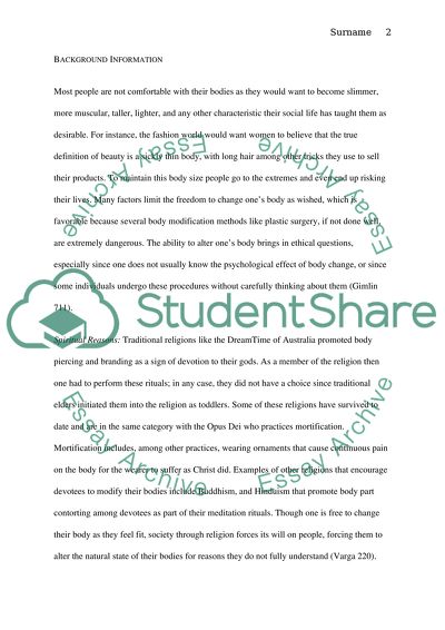 Sociology of the Body and Freewill