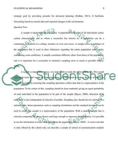 Statistical Reasoning