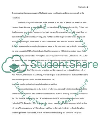 The History of Television and Media