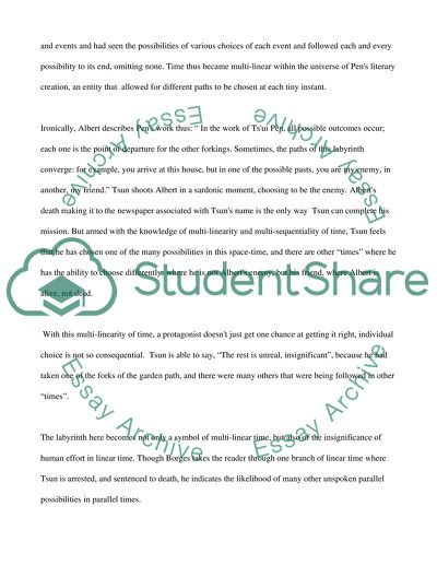 The Garden of Forking Paths