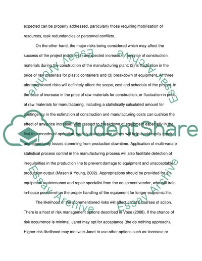 Project Management Scenario