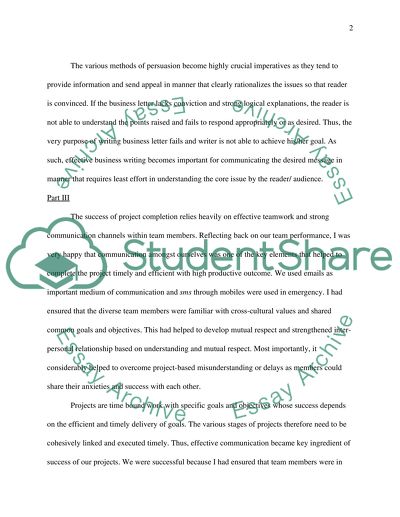 Using a Rhetoric Approach in Business Writing