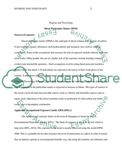Diesel Particulate Matter