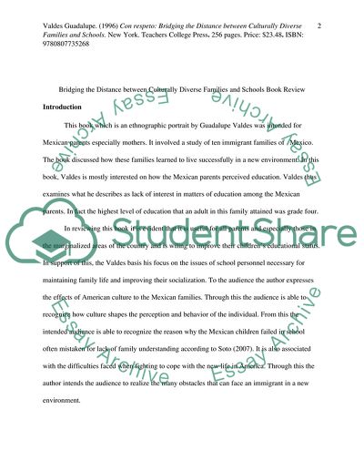 Bridging the Distance between Culturally Diverse Families and Schools by Guadalupe Valdes