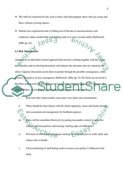 Health and Safety in Health and Social Care