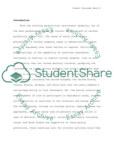 Iran and Nuclear Weapons