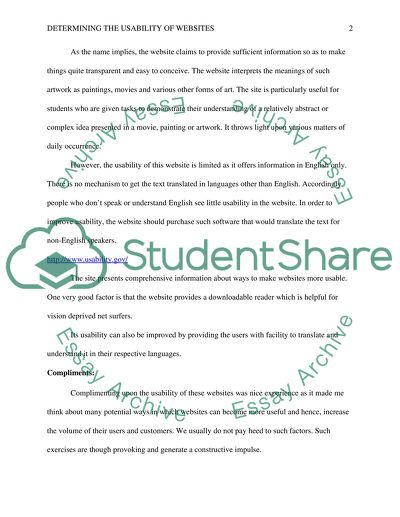 Usability testing and implementation