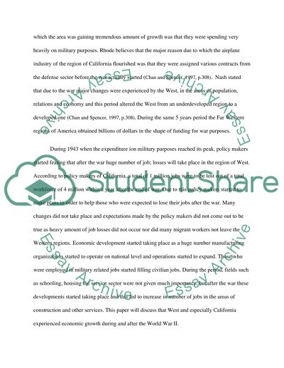 Economy of California During World War II