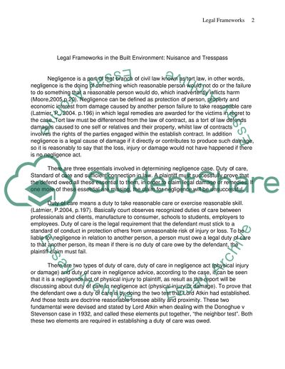 Proximity Between the Defendant and Plaintiff