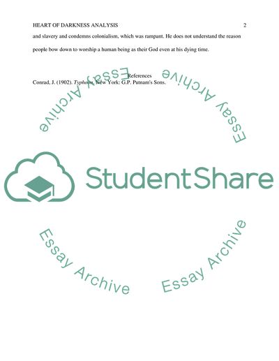 Heart of Darkness Analysis