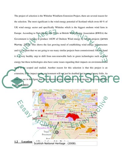 Environment Impact Assessment of Whitelee Windfarm Extension Project