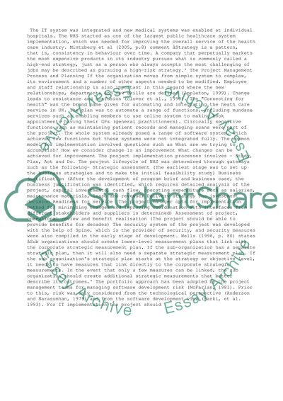 12 Billion Pounds NHS Computer Scheme Project