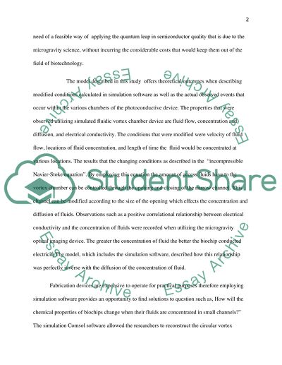 (Biochip Microfluidic Vortex Chamber) and (Biochip with Integrated Vertical Emitting Light Source)