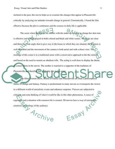 The Movie Pleasantville Directed by Gary Ross