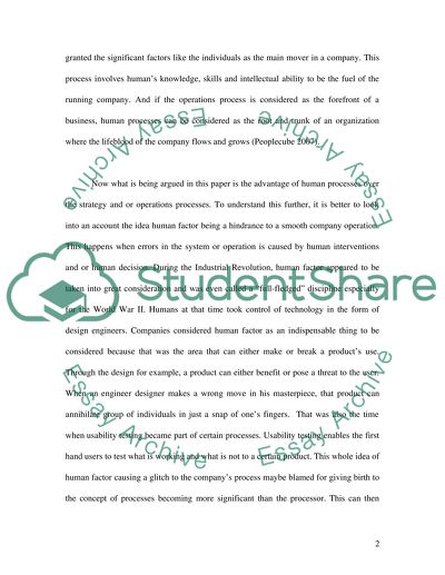 Why Human Processes in Companies Should Be Given Significance