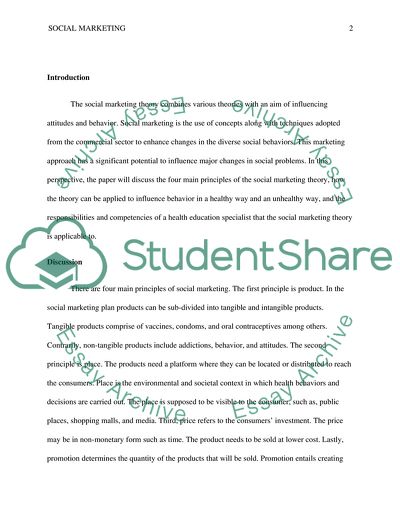 Social Marketing CS1