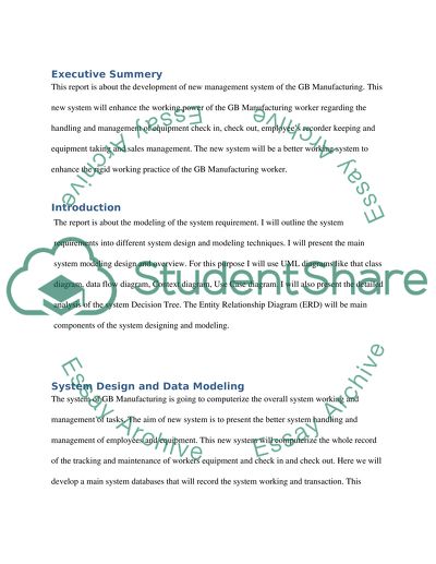 System Modeling and Design