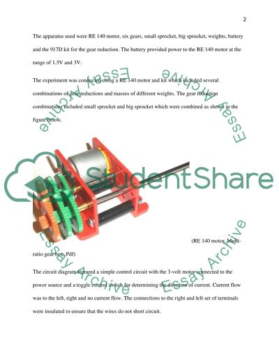 The Principle of Gear Reduction