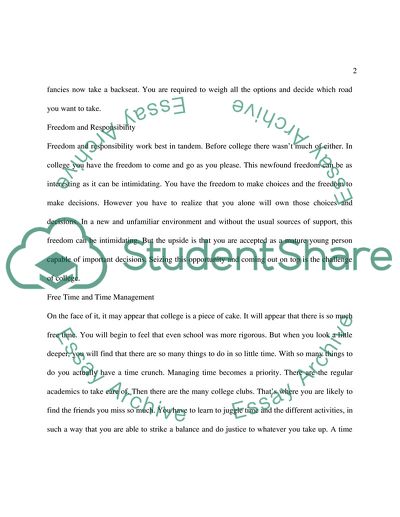 Life Now As a College Student and Life Before the College