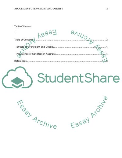 Adolescent overweight&obesity