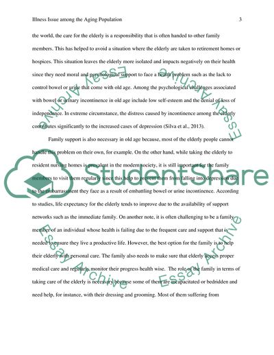 Incontinence as a Health Issue among the Aging Population