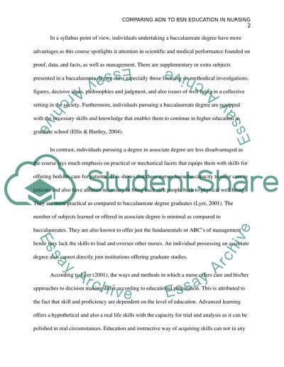 Comparing ADN and BSN Education in Nursing