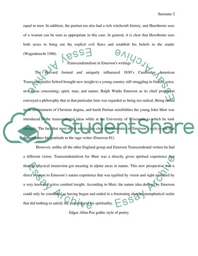 Analysis of the American Literature