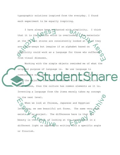 Typography as Interplay of Letterforms