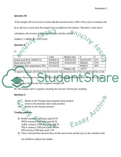 Foreign Security Analysis