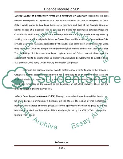 How Much I Would Pay for a Bond Offered by Coca-Cola