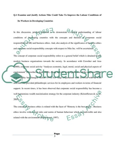 Corporate Social Responsibility and Ethics