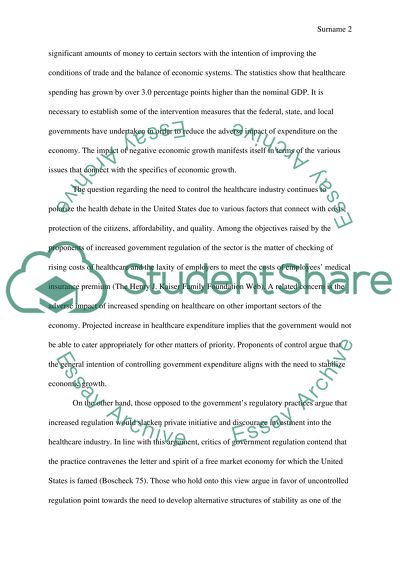 Healthcare Expenditure in the United States