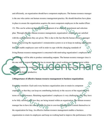 An Analysis of Tools for Evaluating HR Effectiveness